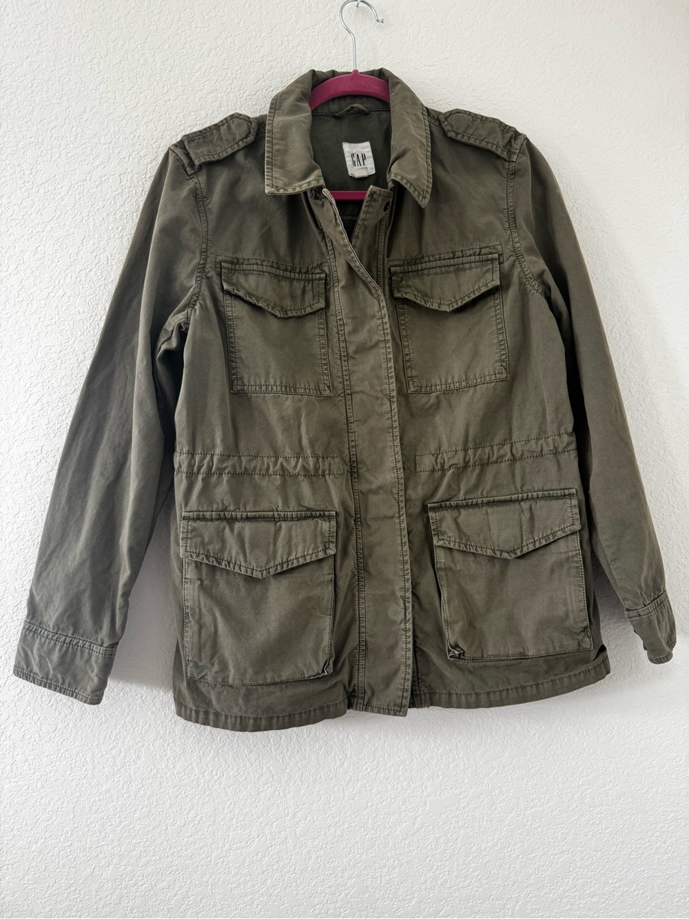 GAP Olive Green Utility Cargo Jacket